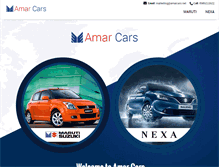 Tablet Screenshot of amarcars.com